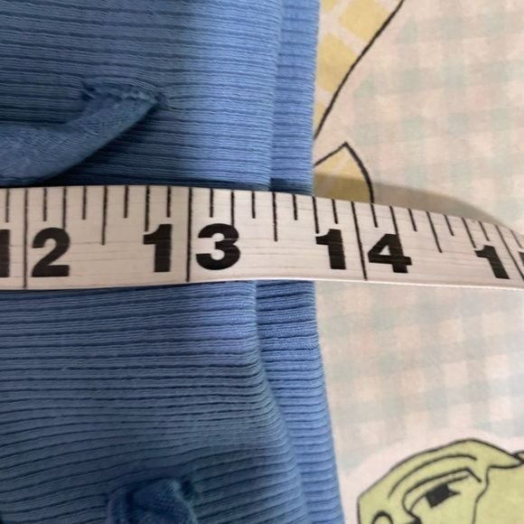 Naturals d & co women’s cotton pants wide leg light blue pull on elastic size 1X - Picture 10 of 11